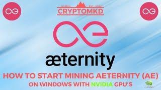 How to start mining Aeternity (AE) on Windows with NVIDIA 6GB GPU's