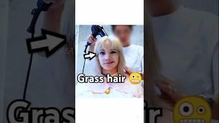 kpop idols caught with hair extensions on camera #shorts