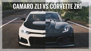 Forza Horizon 4 | 2019 Chevrolet Corvette ZR1 vs 2018 Chevrolet Camaro ZL1 1LE