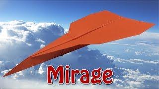 Бумажный самолёт Mirage Paper airplane Mirage