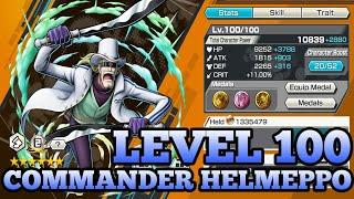 LEVEL 100 COMMANDER HELMEPPO GAMEPLAY | ONE PIECE BOUNTY RUSH | OPBR