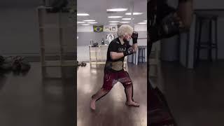 Demetrious Johnson impersonates UFC fighters with AI #mma #ufc #shorts