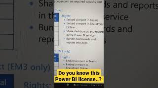 Do you know This Power BI license by taik18