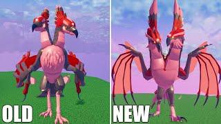 Fayrah Old vs New Remodel Comparison - Roblox Dragon Adventures