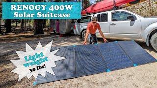 Renogy 400W Lightweight Portable Solar Suitcase Review [Perfect for Solar Ready RV's & Vanlife]