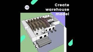 Learn to draw warehouse layout in 3D