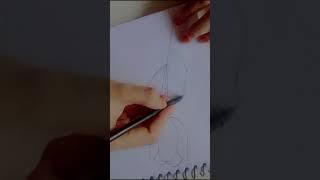Drawing using pen/tulip  flower Drawings/sketch #art #drawing