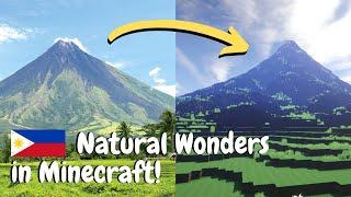 PINOY NATURAL WONDERS IN MINECRAFT! | Converting terrain data into Minecraft maps!