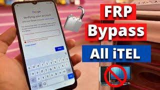 ITEL A56 FRP Unlock & Google Account Bypass