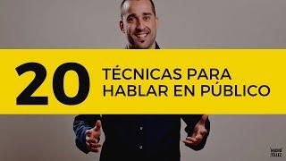 ‍‍ 20 técnicas para HABLAR EN PÚBLICO mejor 