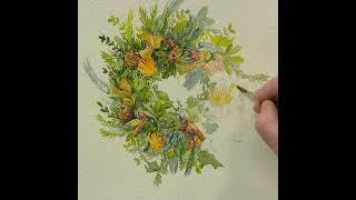 SAA's Anita Pounder has been creating some festive artwork to get into the Christmas spirit!