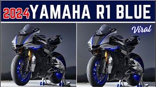 Yamaha R1 Features | 2024 Yamaha R1 Blue Motorcycle Overview | Drive Pedia