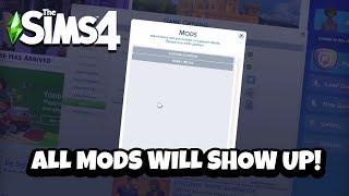 INSTANTLY Mods Not Working & Showing FIXED (Sims 4)