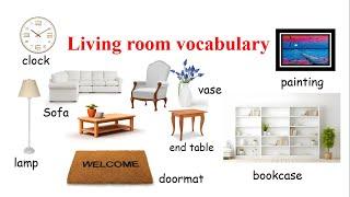 Living room Vocabulary in English