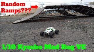 1/10 Kyosho Mad Bug VE Hitting Up Some Random Metal Ramps