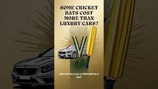 $100,000 Cricket Bat?! More Expensive Than Cars!  #Shorts