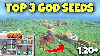  TOP 3 GOD SEEDS For Minecraft 1.20 Java Edition | Seed Minecraft 1.20 | Minecraft Seeds