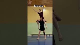 Кира VS Лера  #рофл #чирспорт #trend #cheer #cheerleader #challenge #vs #тренировка #shorts