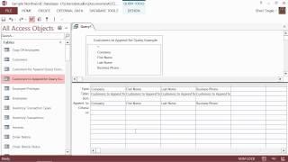 Microsoft Office Access 2013 Tutorial: Creating an Append Query | K Alliance