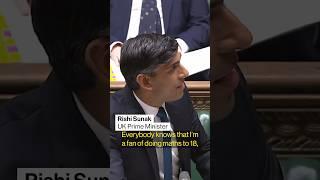 Sunak vs Stamer in the UK  Parliament #shorts