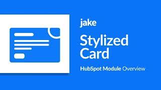 Free HubSpot Stylized CardModule