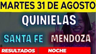 Resultados Quinielas Nocturna de Santa Fe y Mendoza, Martes 31 de Agosto