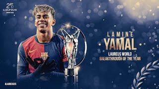 Lamine Yamal | Laureus World Breakthrough of the Year | Laureus World Sports Awards 2025