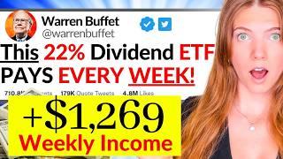 22% Dividend ETF PAYS you EVERY WEEK & Beats the S&P500 (NOT a TRAP)