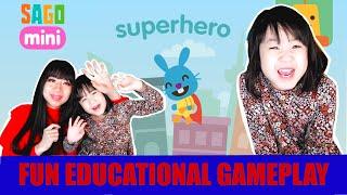 Sago Mini World Superhero gameplay with Ella! How to be a good person when you have super powers!