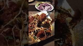 mouth watering dish, chicken 65,#tasty table by maani  please subscribe my channel for this recipe