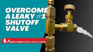 Overcome a Leaky #1 Shutoff Valve on a Backflow Assembly