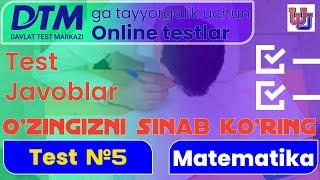 ONLINE TEST № 5 (MATEMATIKA 2020)
