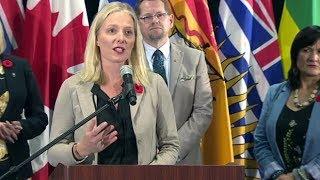Environment minister tells Rebel Media reporter to stop calling her 'Climate Barbie'