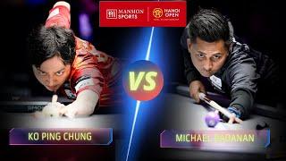 KO PING CHUNG  VS  MICHAEL BAOANAN | 2024 HANOI OPEN #billiards  #nineball  #9ballpool  #highlights