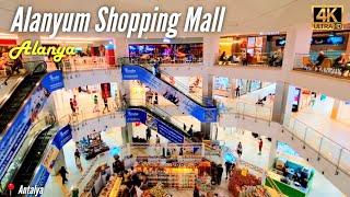 Alanyum Shopping Mall in ANTALYA TUKRKEY - 4K (2023) Walking Tour