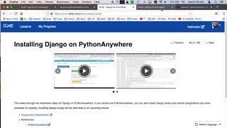 Exploring the DIY Hello World Django Application on PythonAnywhere