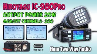 Hiroyasu IC-980 Pro  Полный обзор, измерения, програмирование, тесты. Full review.