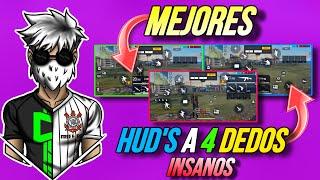 Los Mejores Custom Hud  A 4 Dedos Para Jugar Free Fire En Celular En 2023