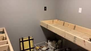 Darkroom Sink and Counter Construction