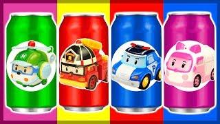 Мультик. Учим цвета. Робокары. Learn Colors. Fanta. Фанта.  Robocar. 로보카 폴리