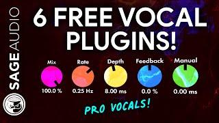 Top 6 FREE Vocal Plugins | PRO Sound!