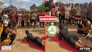 5 MINUTE PLANK FOR 100K - CORE STRENGTH STREET WORKOUT || TEASER CHALLENGE - EPS 3