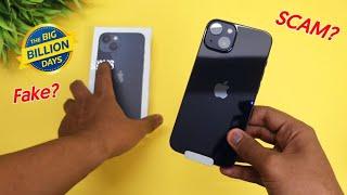 iPhone 13 Unboxing Flipkart Big Billion First Sale Unit! Fake iPhone 13 BBD Sale ?