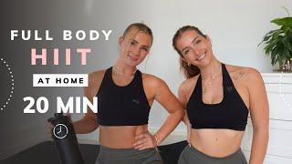 20 Minute Full Body HIIT Workout At Home | Beginner vs Advanced