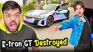 E-tron GT Got Destroyed  | Zabardasti Gari Wapis Le Aya 