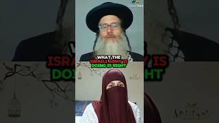 JEWISH RABBI EDUCATES VEILED MUSLIM WOMAN ON ISRAELIS