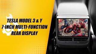 Tlyard Tesla Model 3 & Y 7 inch Multi function Rear Display