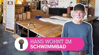 Altes Schwimmbad umgebaut zum Wohnhaus: Wohnen im Pool | ARD Room Tour