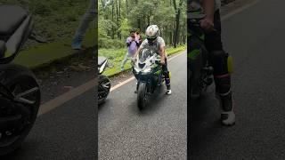 First time Riding Kawasaki Ninja Zx6r 2024 Model #shortvideo #shortsviral  #shortsfeed #shorts