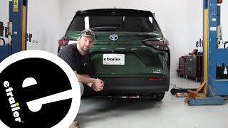 etrailer | DIY 2024 Toyota Sienna Installation for the Curt Trailer Hitch Receiver